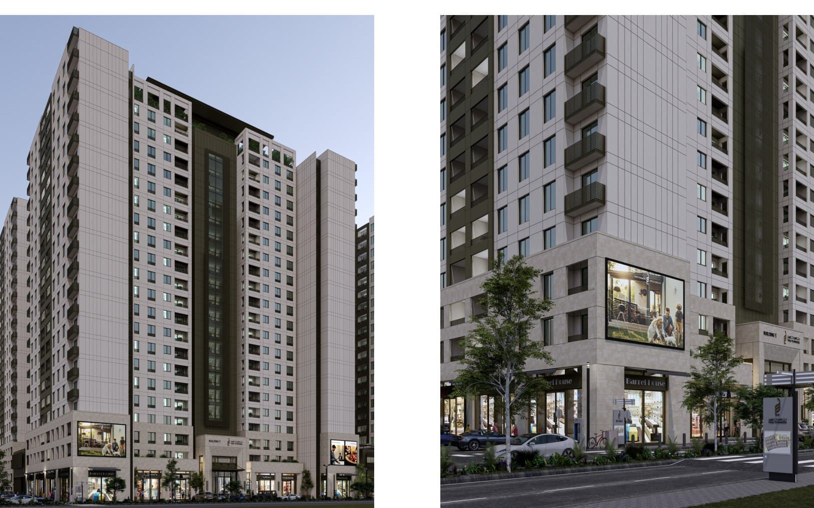 Yas Towers architecture