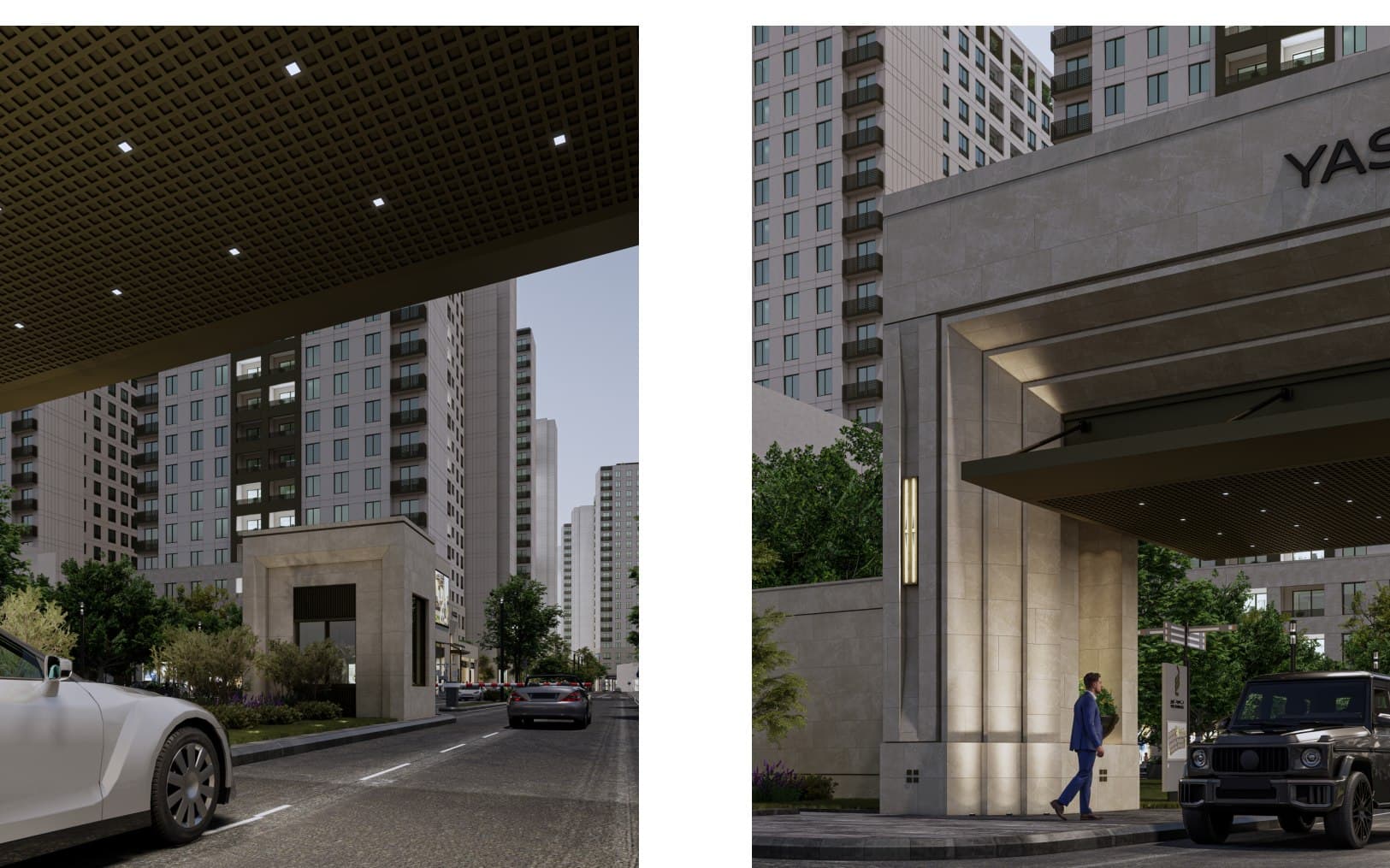 Yas Towers architecture